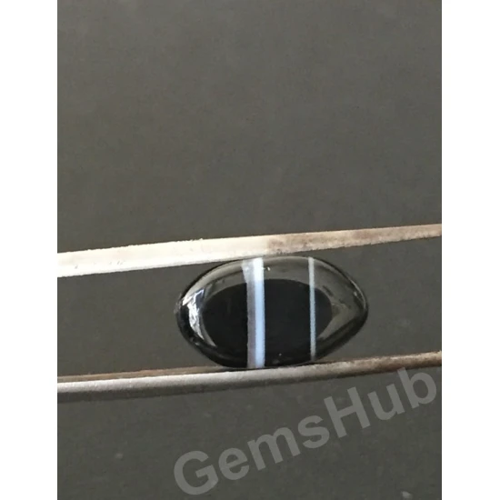 Natural Certified Sulemani Black Hakik Stone, 5.30 ct Natural Certified Sulemani Black Hakik Stone, 5.30 ct