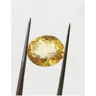 6.25 ratti (5.49 ct) Natural Certified Sunela (Citrine)
