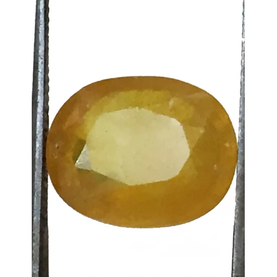 7.28 ct/8.25 ratti Natural Certified Bangkok Pukhraj/Yellow Sapphire