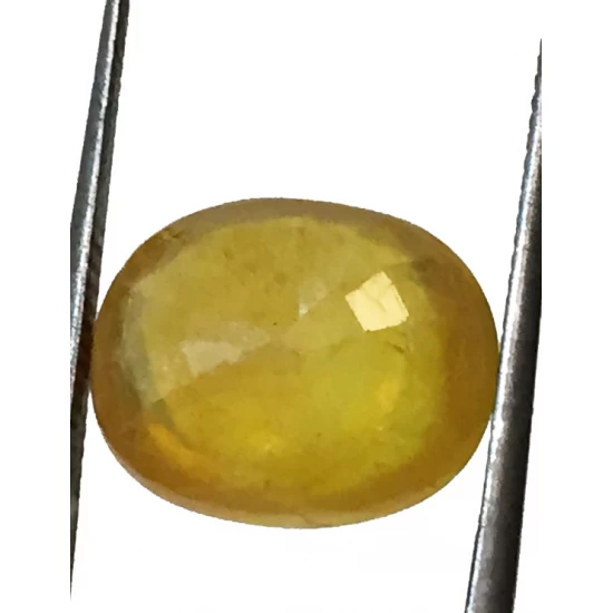 7.28 ct/8.25 ratti Natural Certified Bangkok Pukhraj/Yellow Sapphire