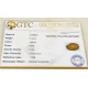 7.28 ct/8.25 ratti Natural Certified Bangkok Pukhraj/Yellow Sapphire
