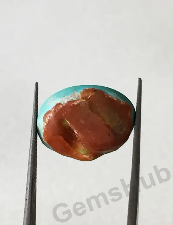 12.14 Ct Natural Turquoise (Firoza) Stone – Certified, Genuine & Astrologically Recommended | Gemshub