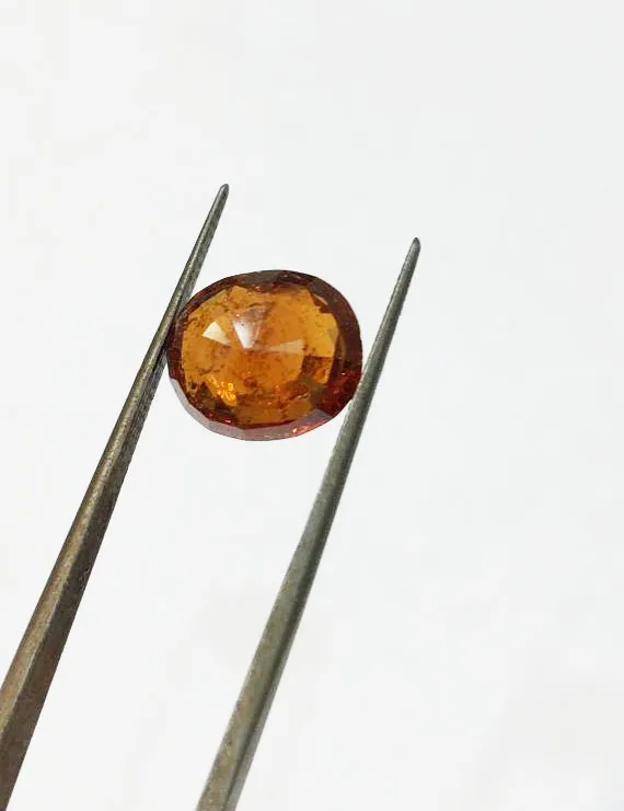5.50 Ratti (5.01 ct) Natural Certified Ceylon Hessonite (Gomed)