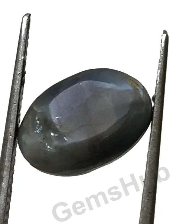 4.28 Ratti (3.86 Ct) Natural Black Chrysoberyl Cat's Eye (Lehsunia) | Certified Gemstone