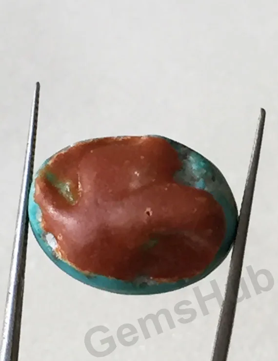 21.77 Ct Natural Turquoise (Firoza) Stone – Certified, Genuine & Astrologically Recommended | Gemshub