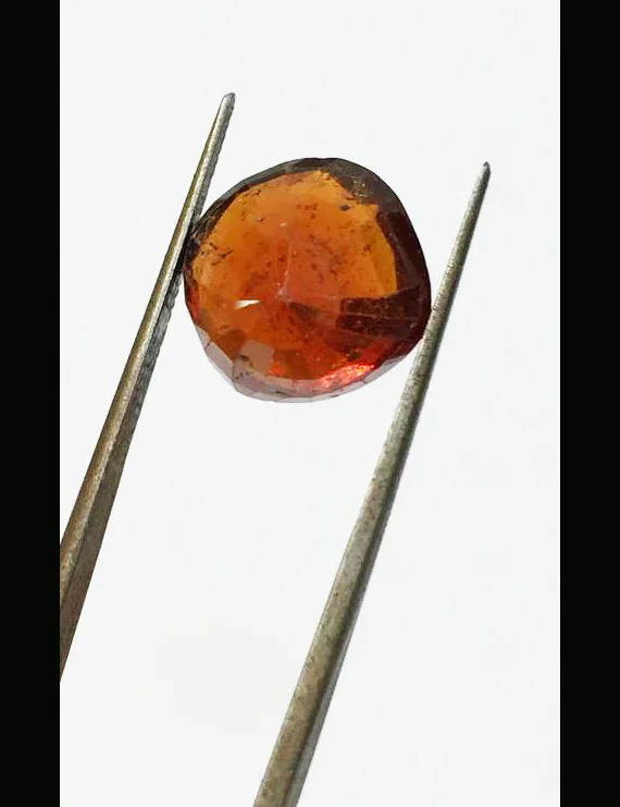 10.25 Ratti (9.15 ct) Natural Certified Ceylon Hessonite (Gomed)