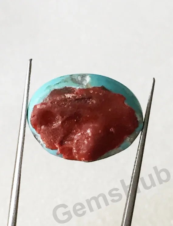 15.40 Ct Natural Turquoise (Firoza) Stone – Certified, Genuine & Astrologically Recommended | Gemshub
