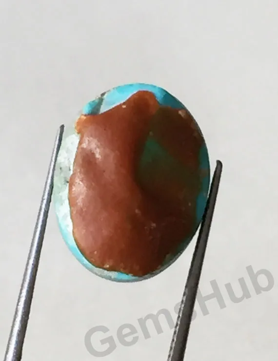 13.58 Ct Natural Turquoise (Firoza) Stone – Certified, Genuine & Astrologically Recommended | Gemshub