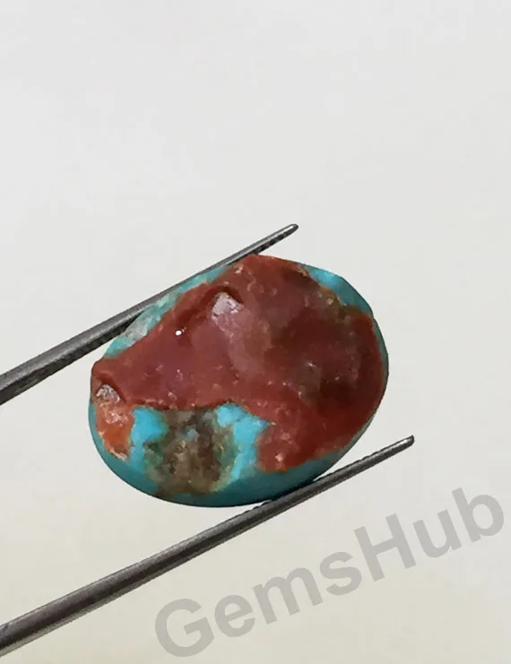 20.62 Ct Natural Turquoise (Firoza) Stone – Certified, Genuine & Astrologically Recommended | Gemshub