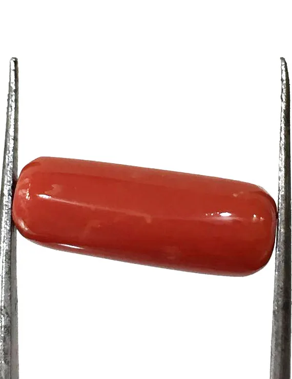 6.05 Ratti (5.44 ct) Natural Certified Moonga/Coral
