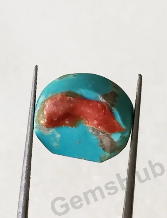 11.14 Ct Natural Turquoise (Firoza) Stone – Certified, Genuine & Astrologically Recommended | Gemshub