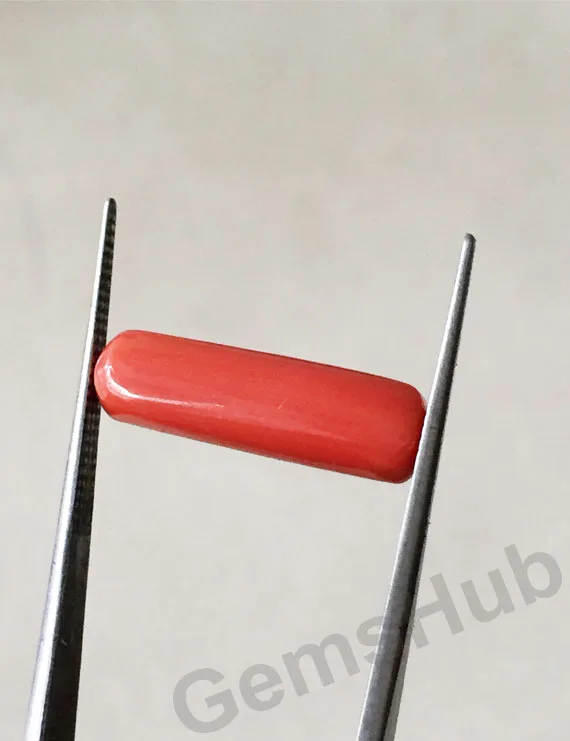 6.35 Ratti (5.72 Ct) Natural Certified Moonga Coral