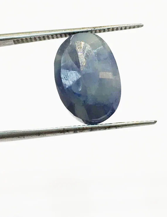 8.50 Ratti (7.60 Ct) Natural Non-Heat Non-Treated Blue Sapphire (Neelam)