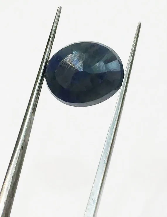 8.40 Ratti (7.55 Ct) Natural Non-Heat Non-Treated Blue Sapphire (Neelam)