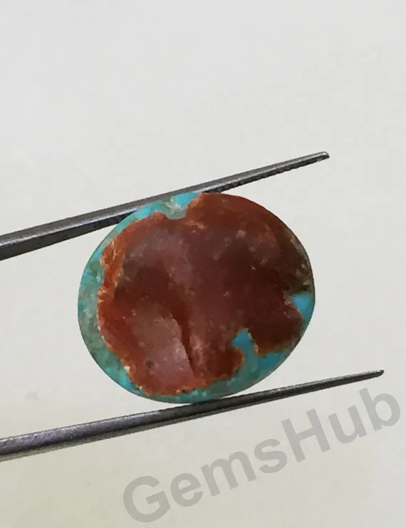 24.81 Ct Natural Turquoise (Firoza) Stone – Certified, Genuine & Astrologically Recommended | Gemshub