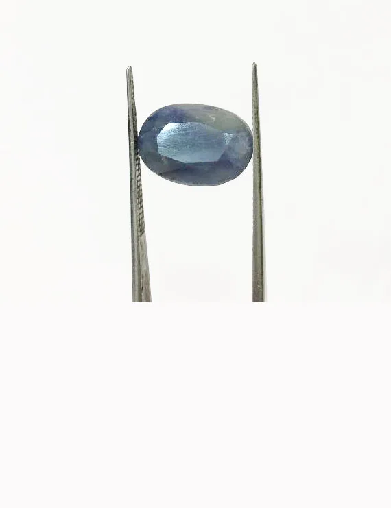 8.50 Ratti (7.60 Ct) Natural Non-Heat Non-Treated Blue Sapphire (Neelam)