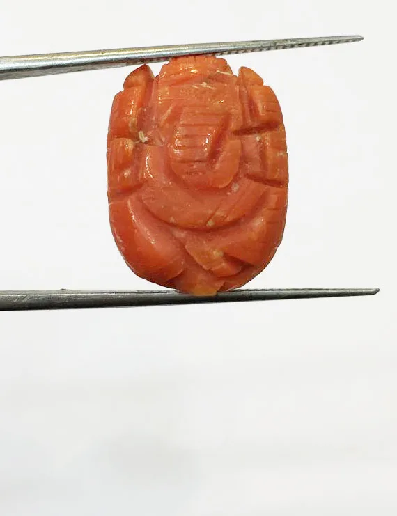 12.52 ct Natural Certified Ganesh Moonga