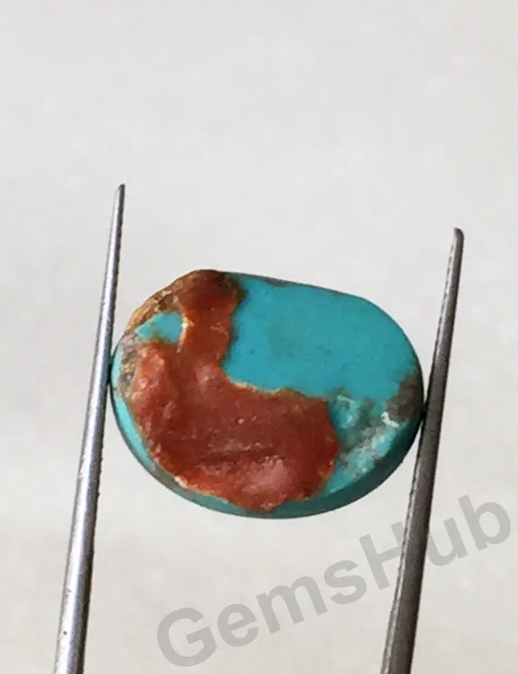 13.55 Ct Natural Turquoise (Firoza) Stone – Certified, Genuine & Astrologically Recommended | Gemshub