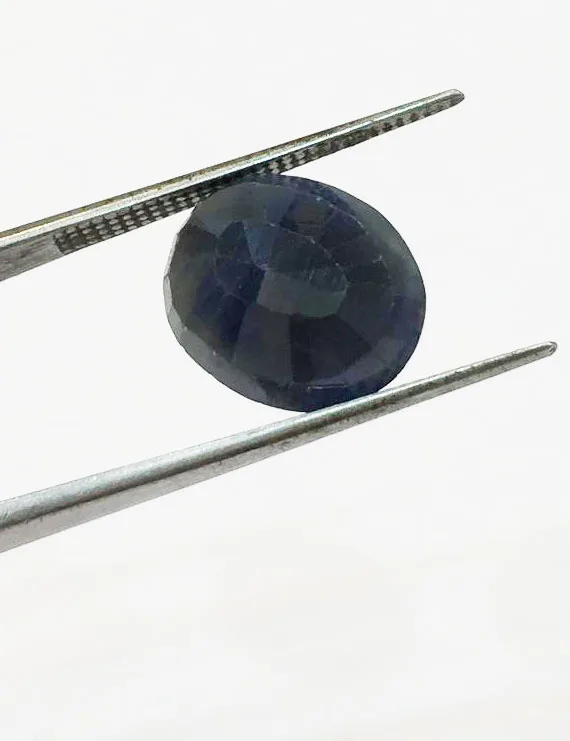 6.90 Ratti (6.16 Ct) Natural Non-Heat Non-Treated Blue Sapphire (Neelam)