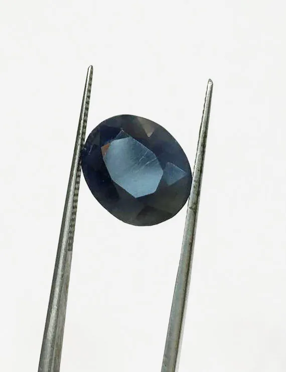 6.90 Ratti (6.16 Ct) Natural Non-Heat Non-Treated Blue Sapphire (Neelam)