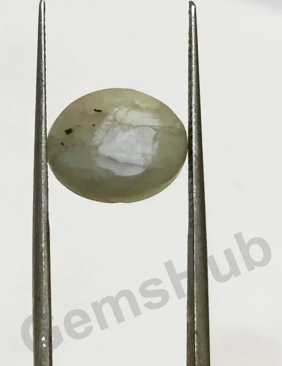 7.25 Ratti (6.55 Ct) Natural Chrysoberyl Cat's Eye (Lehsunia) | Certified Gemstone