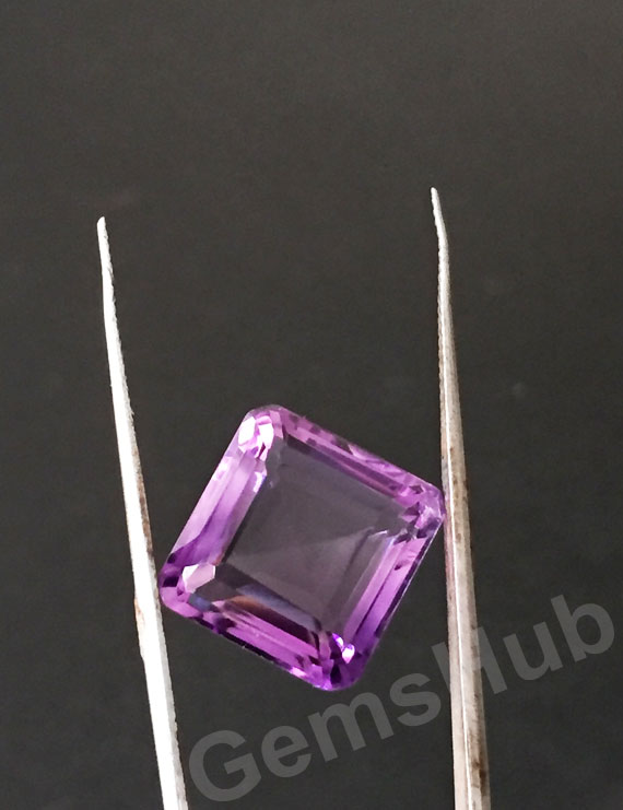 11.68 ct Natural Certified Amethyst (Jamunia) -Premium Quality