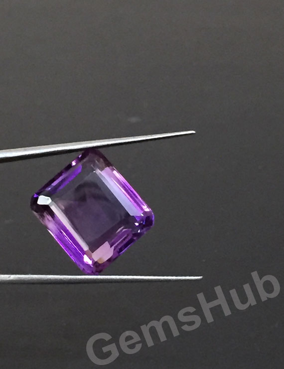12.36 ct Natural Certified Amethyst (Jamunia) -Premium Quality