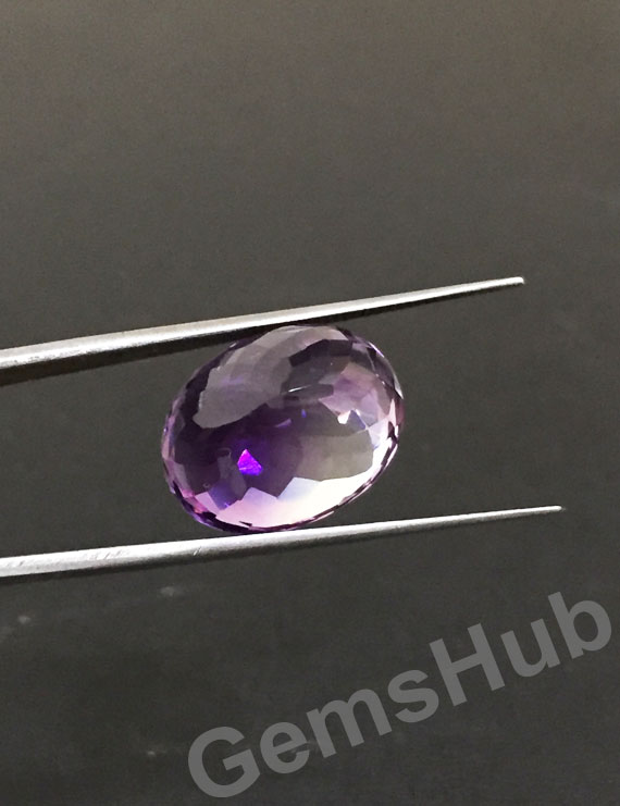 15.13 ct Natural Certified Amethyst (Jamunia) -Premium Quality