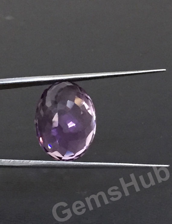 16.30 ct Natural Certified Amethyst (Jamunia) -Premium Quality