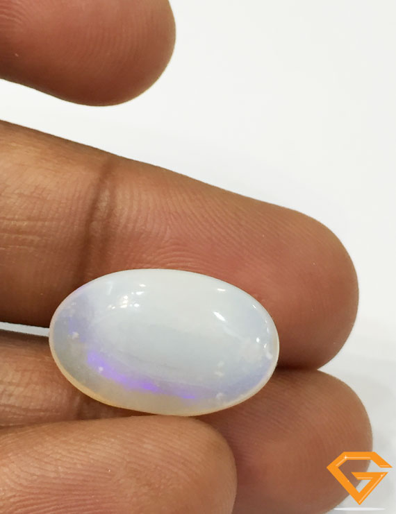 10.68 ct Natural Certified Blue Fire Opal