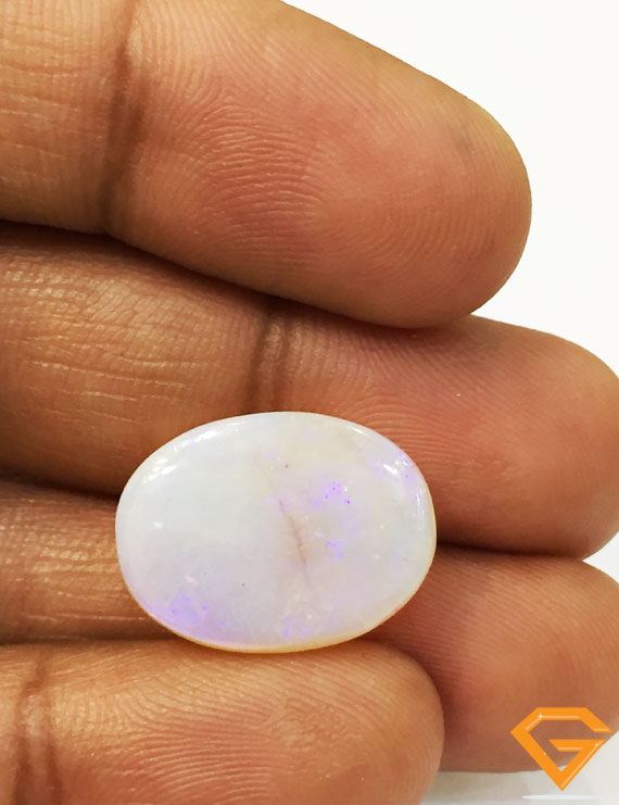 12.40 ct Natural Certified Blue Fire Opal