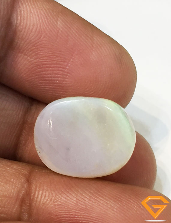 9.70 ct Natural Certified Multifire Blue Opal