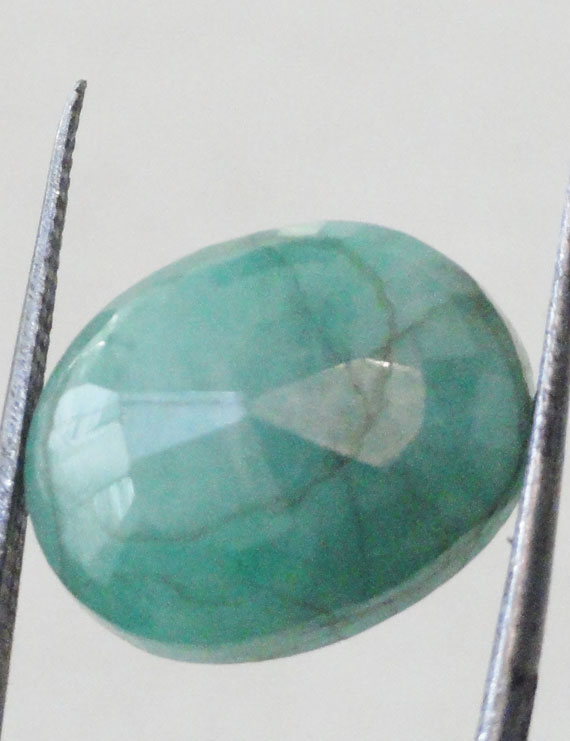 10.11 ct/11.25 ratti Natural Certified Zambian Panna (Emerald)