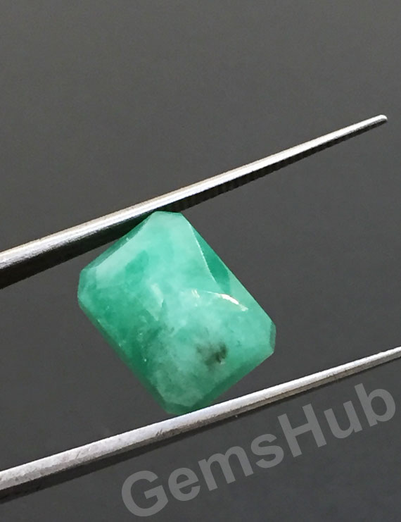 10.11 ct/11.25 ratti Natural Certified Panna (Emerald)