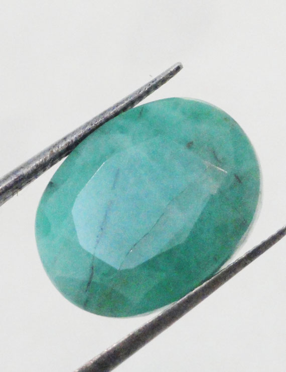 10.15 ct/11.25 ratti Natural Certified Panna (Emerald)