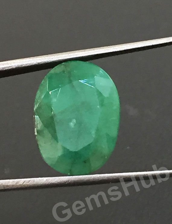 10.37 ct/11.50 ratti Natural Certified Panna (Emerald)