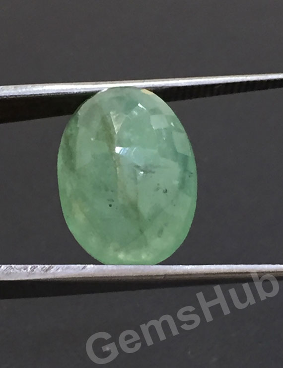 10.43 ct/11.60 ratti Natural Certified Zambian Panna (Emerald)