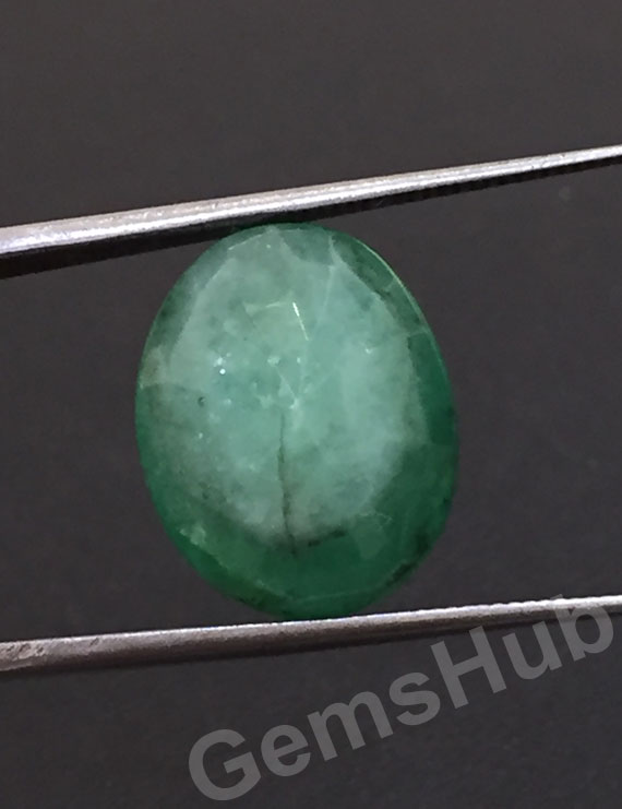 10.50 ct/11.60 ratti Natural Certified Zambian Panna (Emerald)