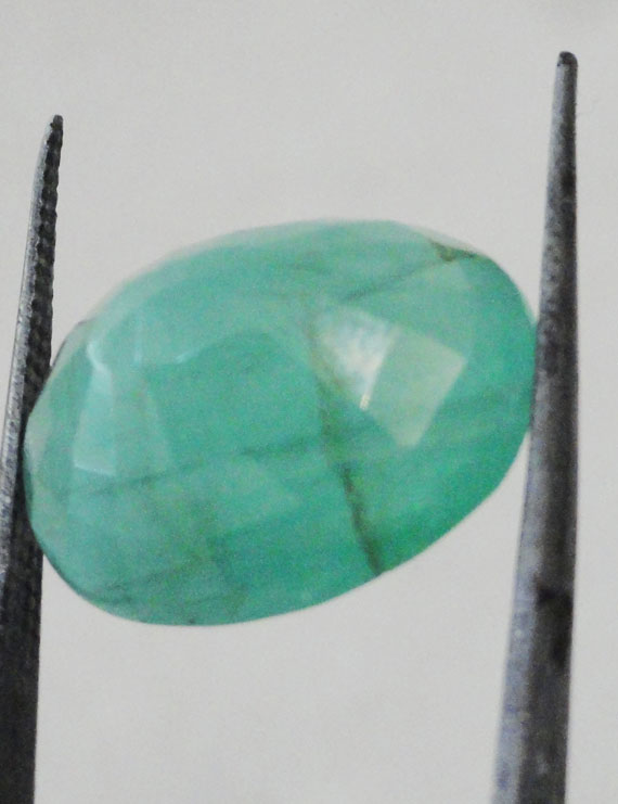 10.63 ct/11.81 ratti Natural Certified Zambian Panna (Emerald)
