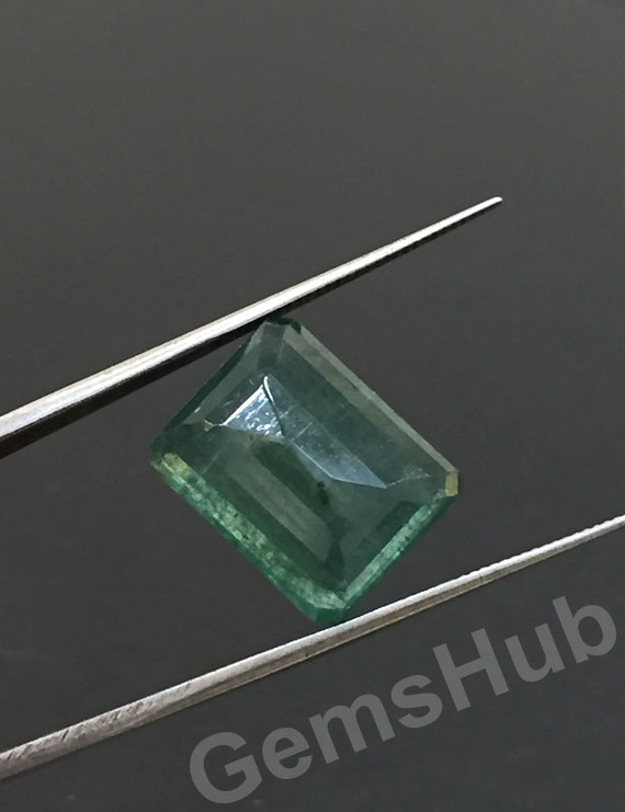 11.13 ct/12.25 ratti Natural Certified  Zambian Panna (Emerald)