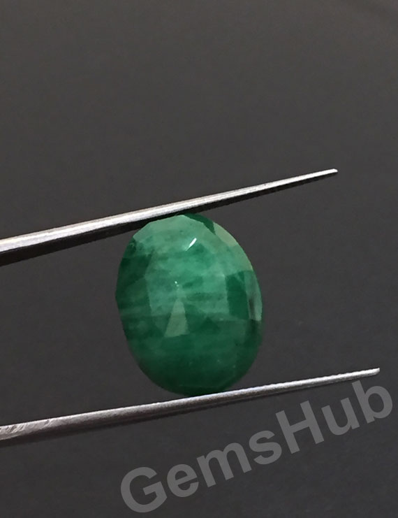 12.71 ct/14.25 ratti Natural Certified  Panna (Emerald)