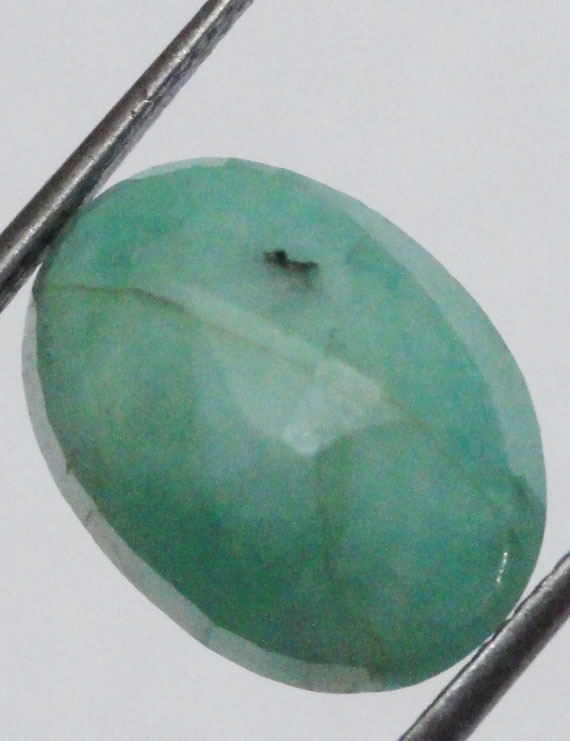 5.15 ct/5.65 ratti Natural Certified Zambian Panna (Emerald)