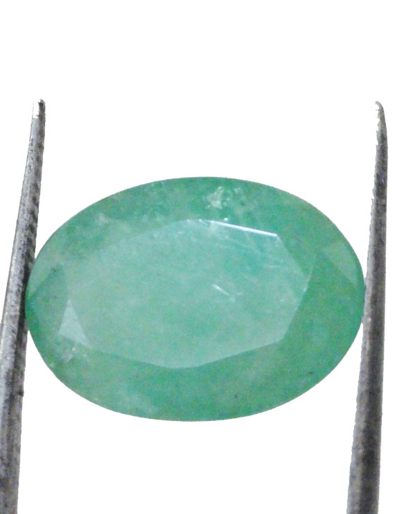 6.28 ct/7.00 ratti Natural Certified  Zambian Panna (Emerald)