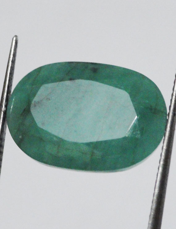 7.03 ct/7.88 ratti Natural Certified Zambian Panna (Emerald)