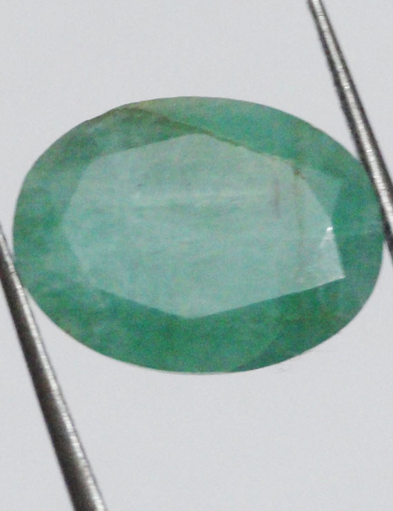 7.12 ct/7.92 ratti Natural Certified Panna (Emerald)