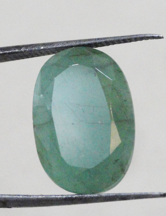 8.08 ct/9.00 ratti Natural Certified Panna (Emerald)