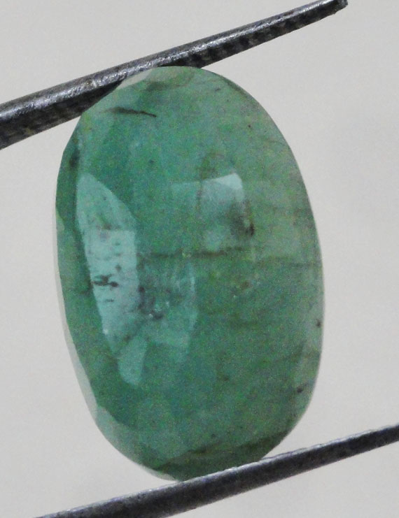 8.08 ct/9.00 ratti Natural Certified Panna (Emerald)
