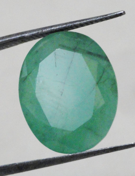 8.87 ct/9.86 ratti Natural Certified Zambian Panna (Emerald)