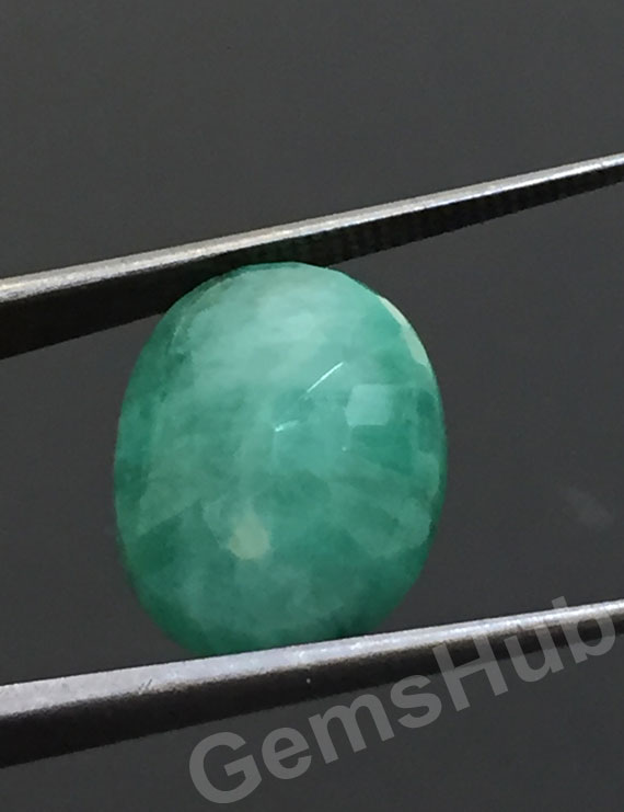 9.59 ct/10.60 ratti Natural Certified Panna (Emerald)