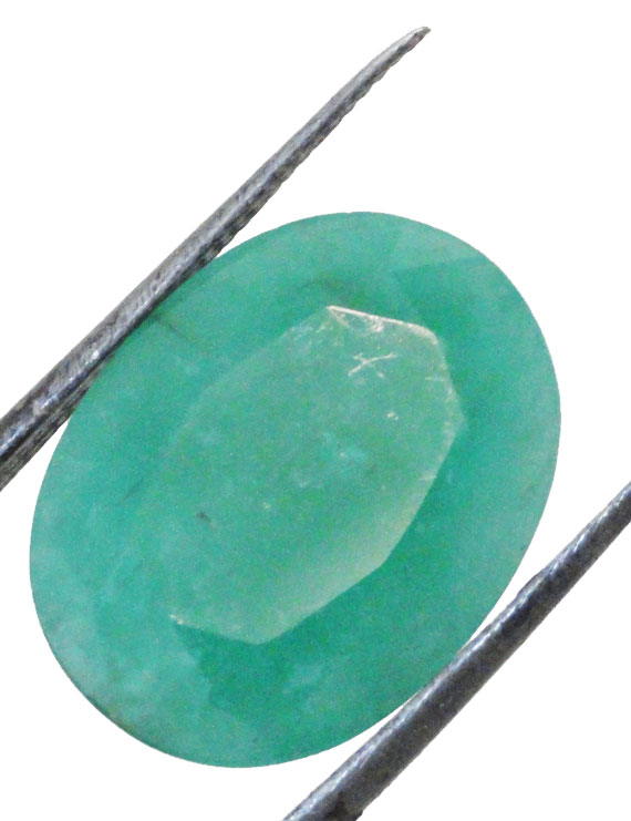 9.89 ct/11.00 ratti Natural Certified Zambian Panna (Emerald)
